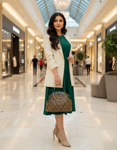 Clasp Shoulder Bag - Royal crest